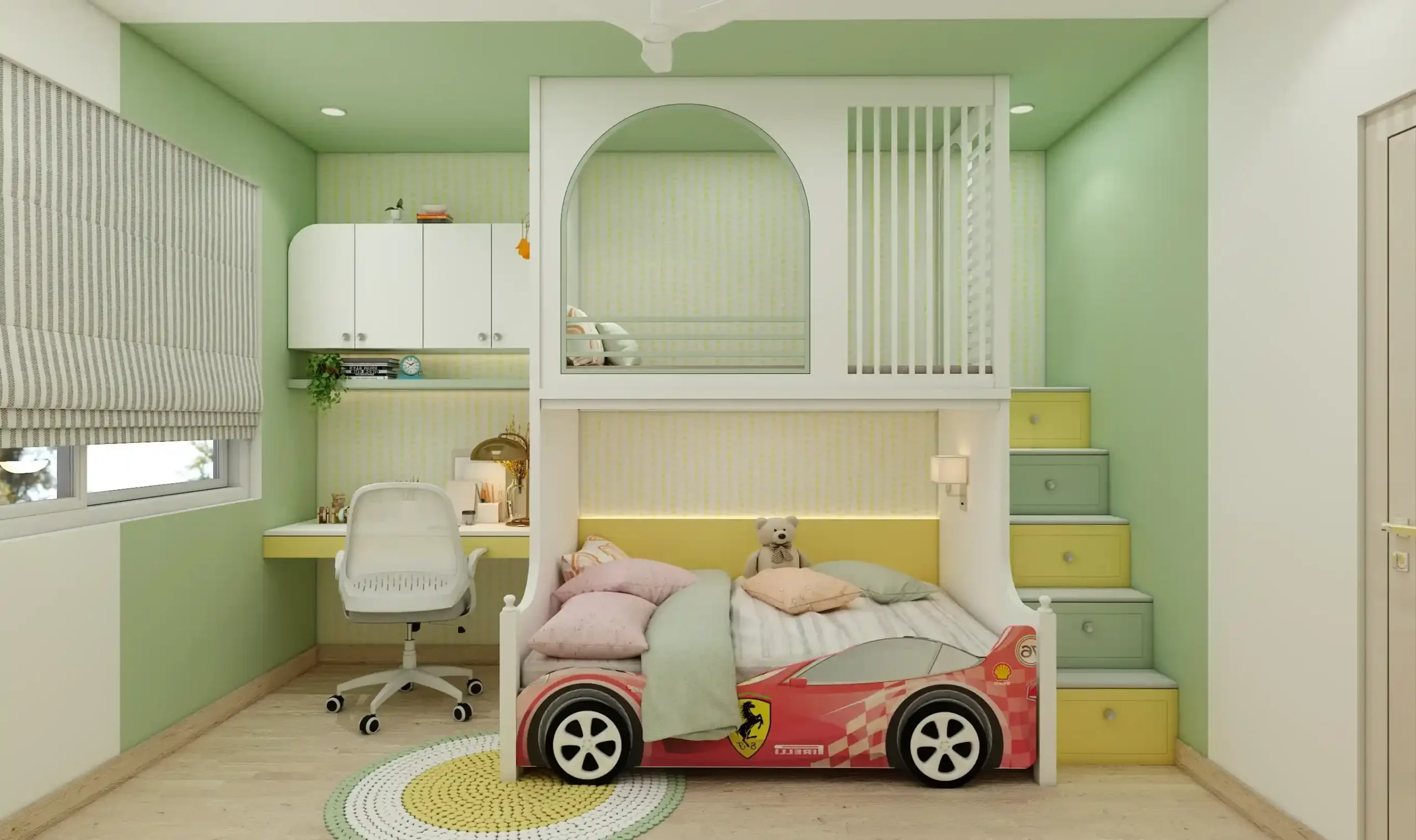 Modern Kids Bedroom Interior Design