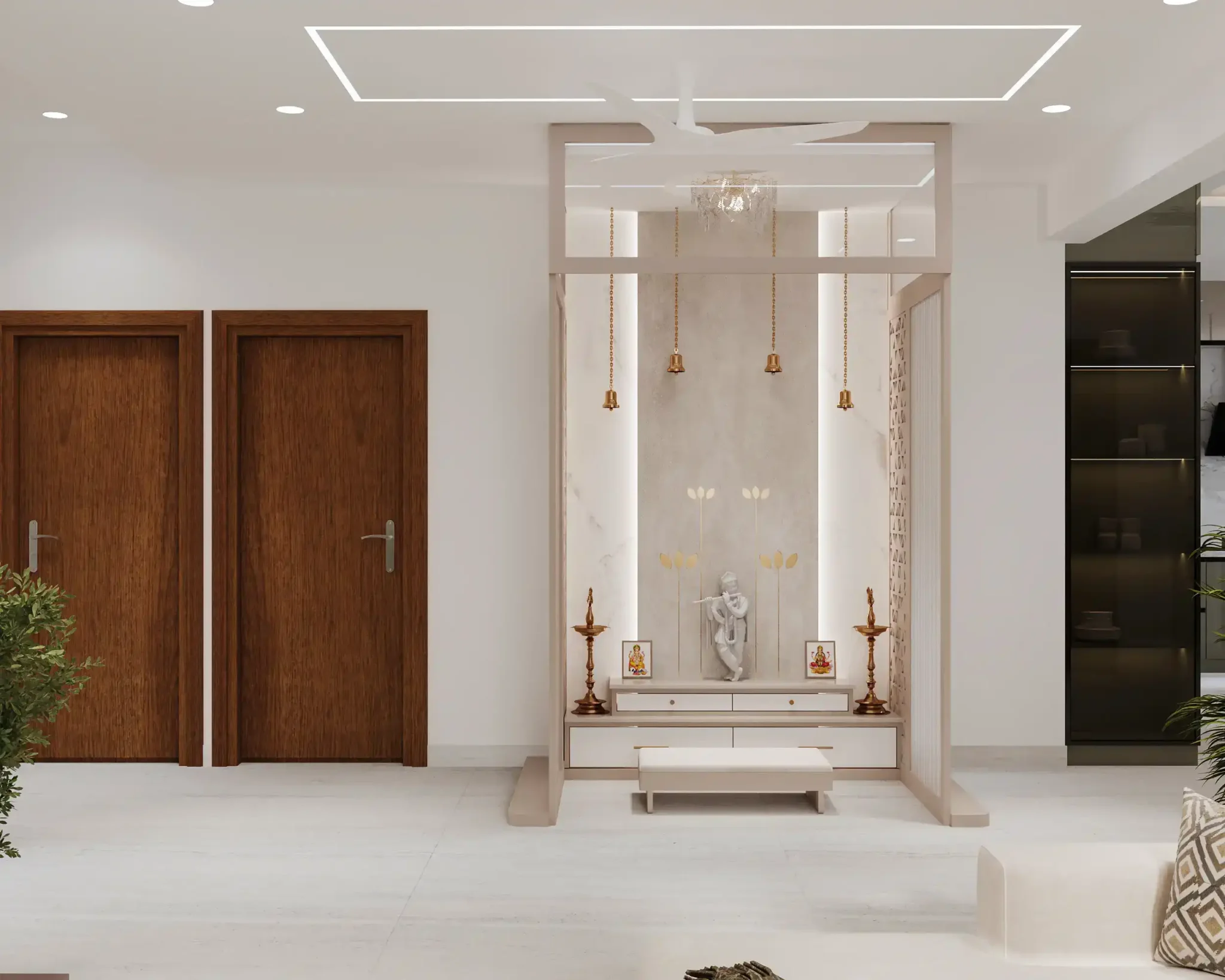 Modern Puja Unit Design
