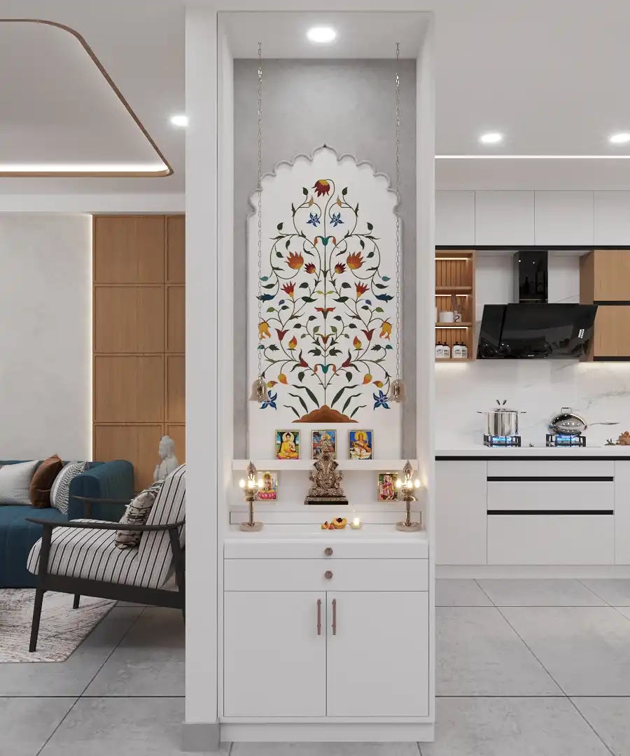 Contemporary Puja Unit Design