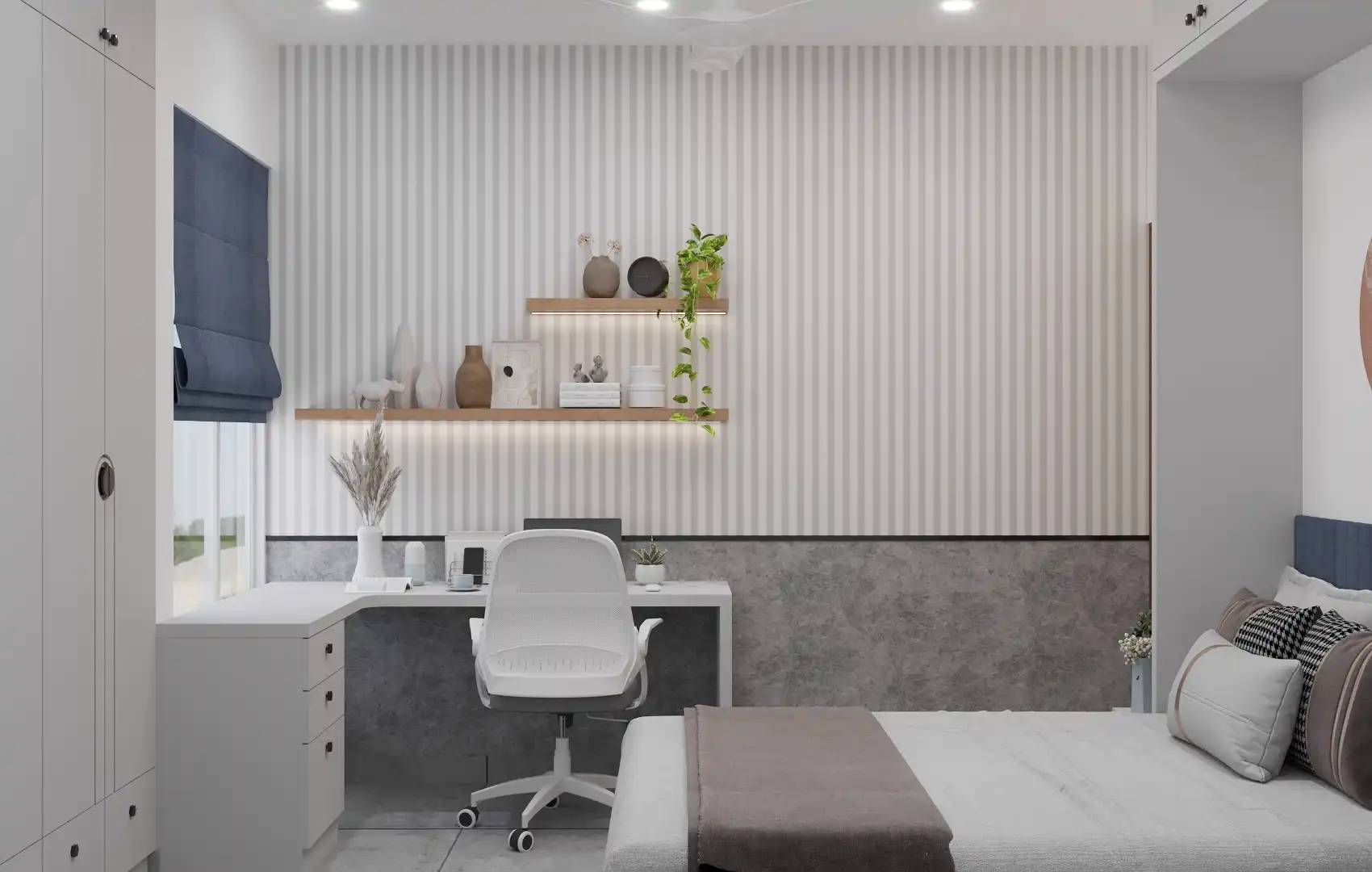 Luxury Study Room Interior